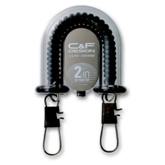C&F DESIGN C&F 2-in-1 Retractor Black (CFA-70-BK) 1 C&F DESIGN C&F 2-in-1 Retractor Black (CFA-70-BK)
