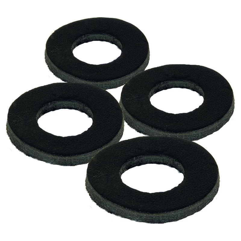 Fox Black Leather Washers (4-pack) 1 Fox Black Leather Washers (4-pack)