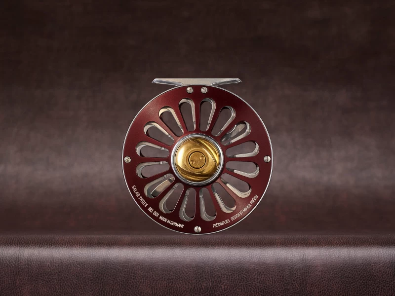 Frödin SALAR Fly Reel Burgundy 3 Frödin SALAR Fly Reel Burgundy – Image 3