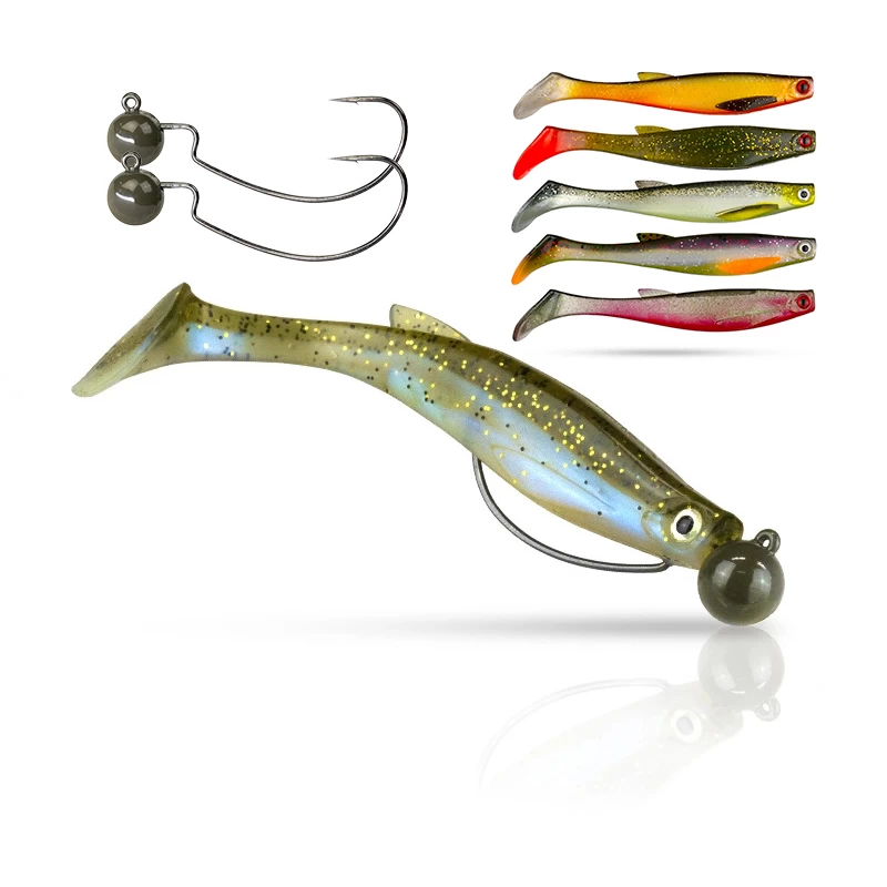 Scout Shad Tungsten Offset Jig Head Bundle 1 Scout Shad Tungsten Offset Jig Head Bundle