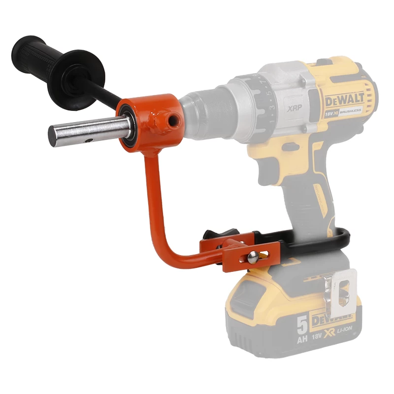 Hurricane Auger Drill Adapter W. Handle 1 Hurricane Auger Drill Adapter W. Handle